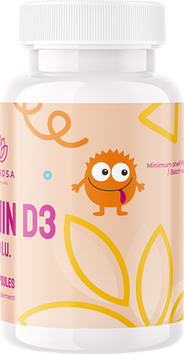 Aporosa kids Vitamín D3 400 I.U. 100 kapslí