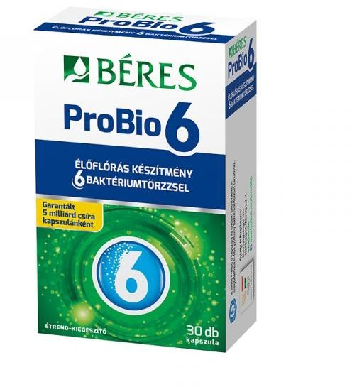 Béres Pharmaceuticals Probio 6 kapszula 30 db