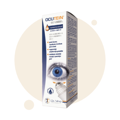 alergie, oční krém, gel na oči, Ocutein Sensigel hydratačný očný gél