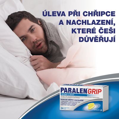 Paralen Grip Chřipka a kašel 24 tablet