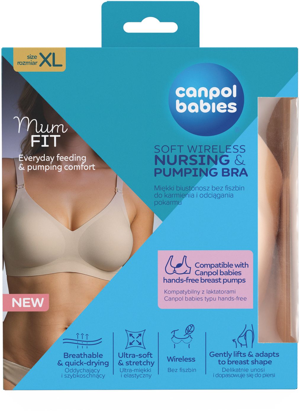 Canpol babies Podprsenka na kojení a odsávání MumFIT XL