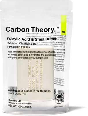 Carbon Theory Salicylic Acid Exfoliating Cleansing Bar mýdlo 100 g