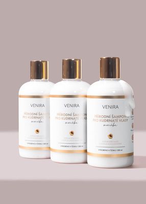 Venira přírodní šampon pro kudrnaté vlasy meruňka 300 ml