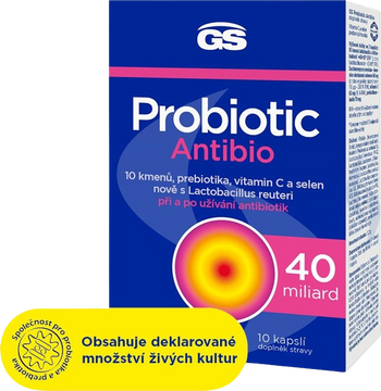 GS Probiotic Antibio 10 kapslí