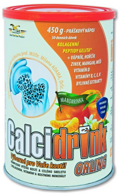 Calcidrink Nápoj mandarinka 450 g