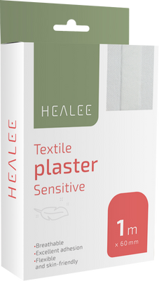 Healee Textilní náplast Sensitive 1m x 60mm