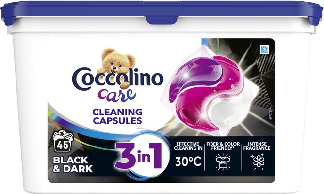 Coccolino kapsle na praní Black 45 kapslí
