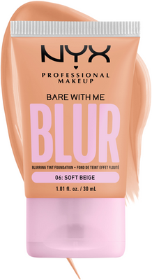 NYX Professional Makeup Bare With Me Blur Tint 06 Soft Beige make-up, 30 ml