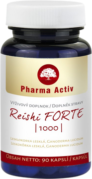 Pharma Activ Reishi FORTE 1000, 90 kapslí