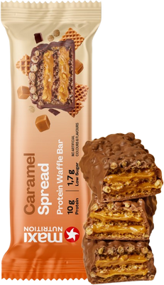 Maxi Nutrition Waffle protein bar Caramel 39 g