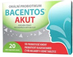 BACENTOS-D Akut orální probiotikum 20 tablet