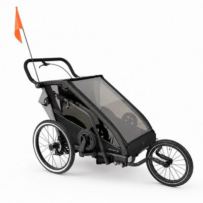 MUUVO Kočárek sportovní, na běhání a za kolo Trail 3v1 Grey 1 ks