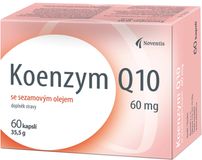 Noventis Koenzym Q10 60 mg se sezamovým olejem 60 kapslí
