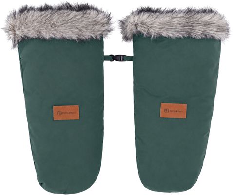 Petite&Mars Set zimní fusak Arctic 4v1 + rukavice na kočárek Fjora Khaki