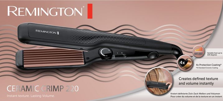 Remington Ceramic Crimp S3580 Krepovací žehlička na vlasy