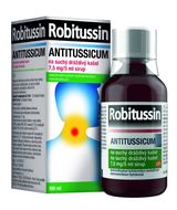 Robitussin Antitussicum 7,5mg/5ml, sirup na suchý kašel 100 ml