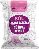 Allnature Himalájská sůl růžová jemná 1000 g