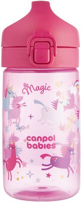 Canpol babies Lahev pro děti JUNIOR růžová 400 ml