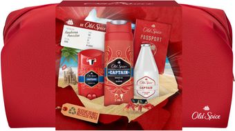 Old Spice Traveller Dárková sada pro muže s tóny santalového dřeva a citrusů 3 ks