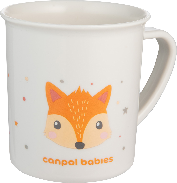 Canpol babies Plastový hrníček CUTE ANIMALS - liška 170 ml