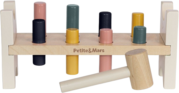 Petite&Mars Hračka dřevěná - Big Bang Wood of Mars 12m+