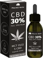 Pharma Activ CBD 30% MCT olej s CBD 3000mg, 10 ml