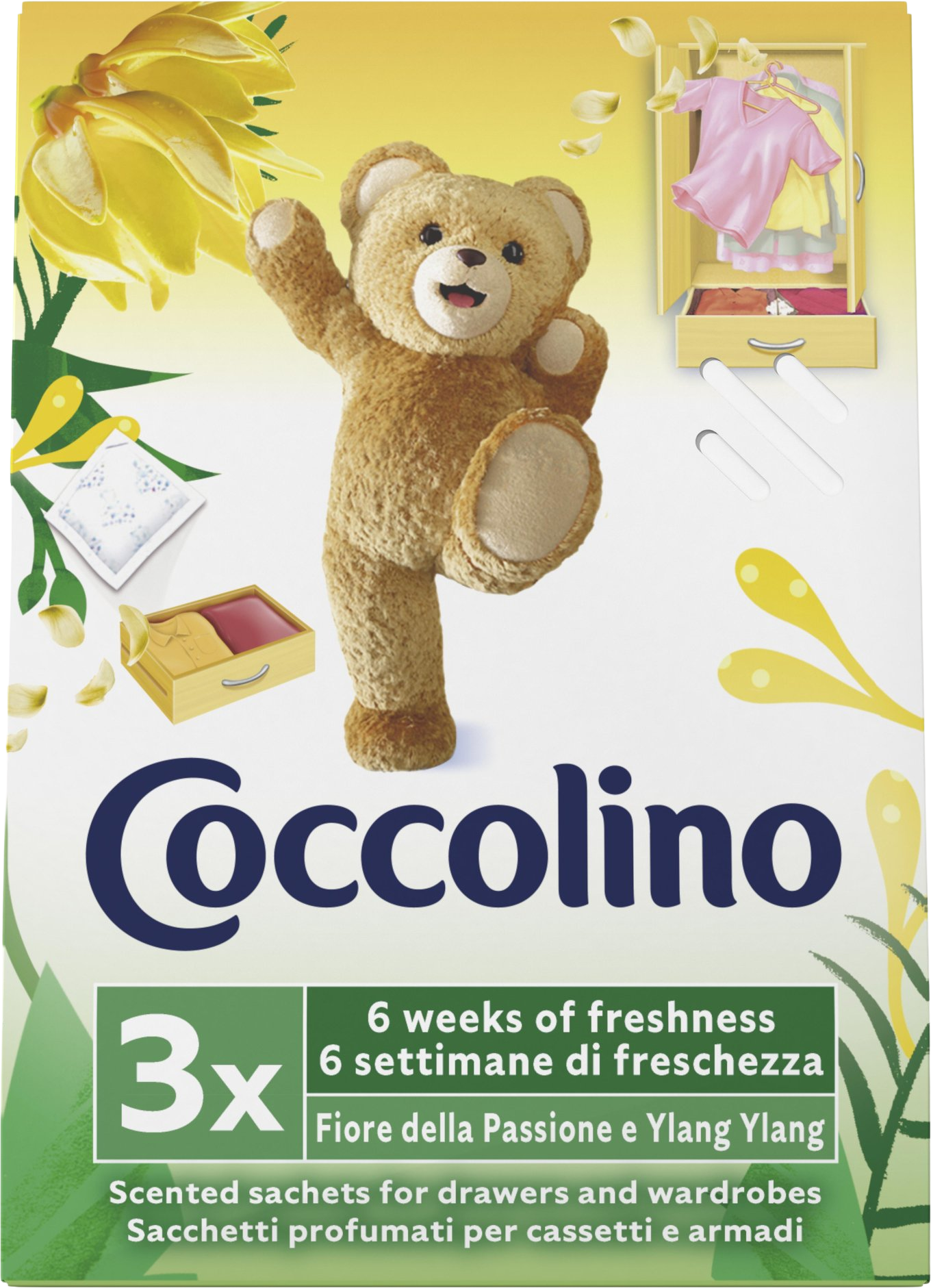 Coccolino vonné sáčky do skříně Passion Fruit 3 ks