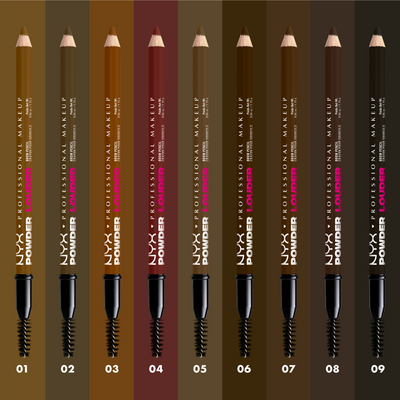 NYX Professional Makeup Powder Louder Brow Pencil pudrová tužka na obočí, Espresso