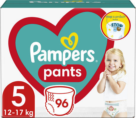 Pampers Active Baby Pants Kalhotkové plenky vel. 5, 12-17 kg, 96 ks