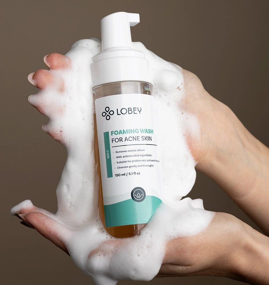 Lobey Mycí pěna při akné 150 ml
