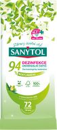 Sanytol Dezinfekce univerzální čistič 94% rostlinného původu, utěrky 72 ks