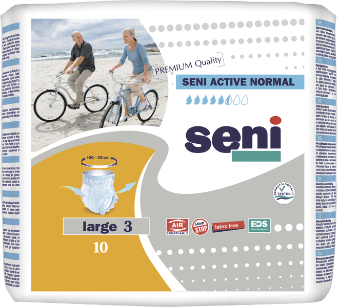 Seni Active Normal Large  ink. plenk. kalhotky 10 ks