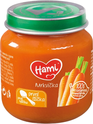 Hami zeleninový příkrm Mrkvička první lžička 125 g
