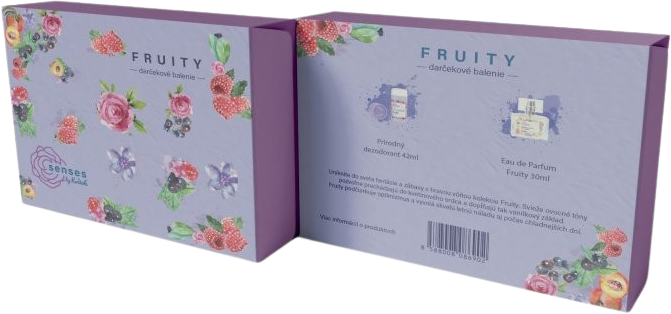 Kvitok Dárkový balíček Fruity - toaletní parfém a tuhý deodorant
