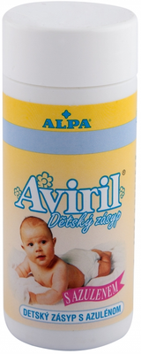 Aviril dětský zásyp s azulenem sypačka 100 g