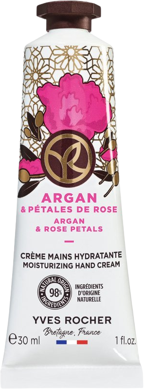 Yves Rocher Krém na ruce Argan & bio růže z Maroka 30 ml
