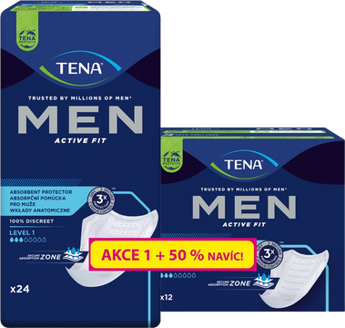 Tena Men Level 1 (50% navíc) 36 ks