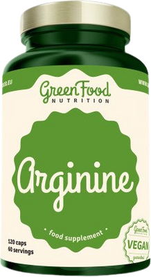 GreenFood Nutrition Arginin 120 kapslí