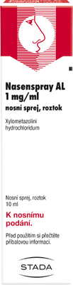 Nasenspray AL 1mg/ml nosní sprej 10 ml