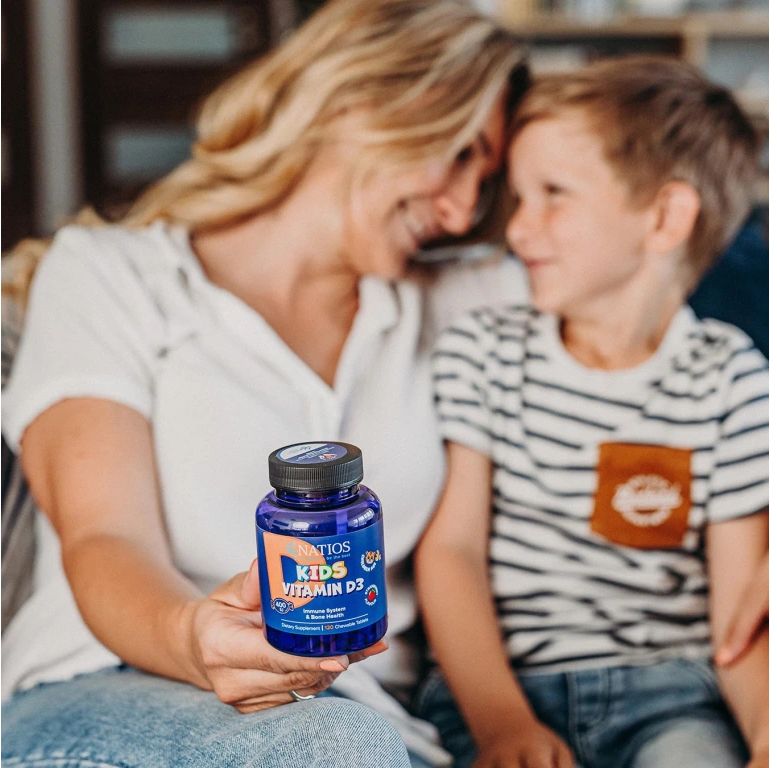 Natios Kids Vitamin D3, 400 IU 120 tablet
