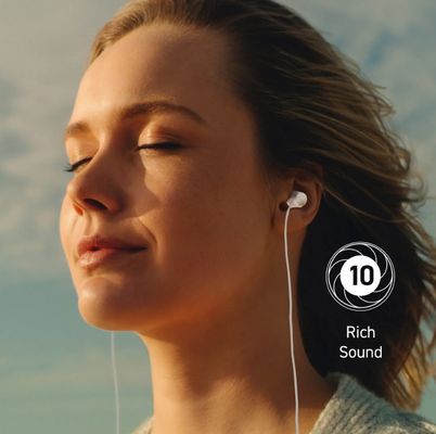 Panasonic RP-TCM225DEW sluchátka do uší USB-C, bílá