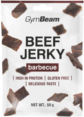 GymBeam Beef Jerky barbecue 50 g