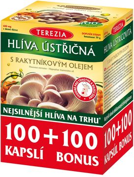 Terezia Hlíva ústřičná s rakytníkovým olejem 200 kapslí