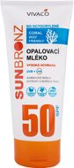 Vivaco Opalovací mléko bez octocrylenu SPF 50 coral friendly 200 ml