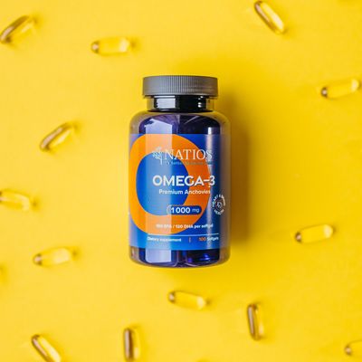 Natios Omega-3 Premium Anchovies 1000 mg 100 kapslí