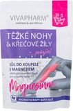 VivaPharm Sůl do koupele Těžké nohy a křečové žíly 1000 g