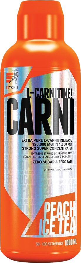 Extrifit Carni 120000 Liquid broskev ledový čaj 1000 ml