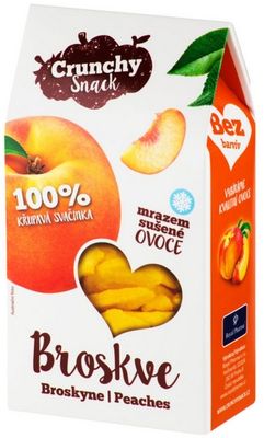 Crunchy snack Broskve sušené mrazem 15 g