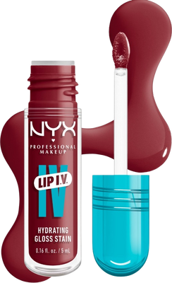 NYX Professional Makeup Lip IV Hydrating Gloss Stain, 09 Blush Rush 5 ml