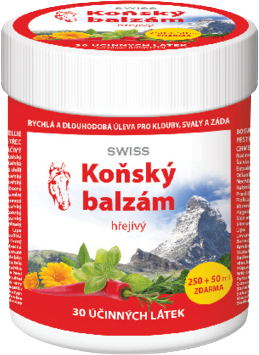 Swiss Koňský balzám hřejivý 300 ml